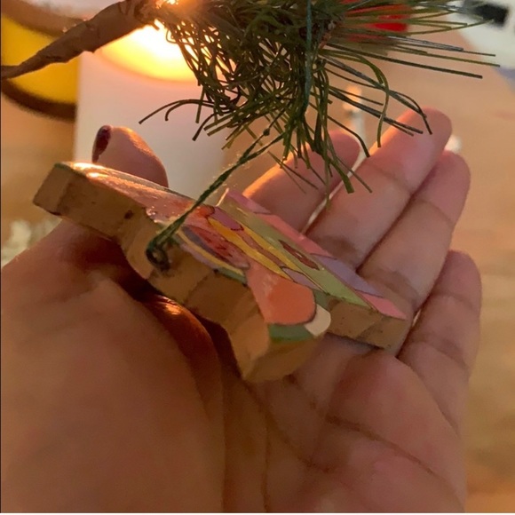 Vintage angel Christmas tree ornament holiday decoration used - Picture 6 of 8